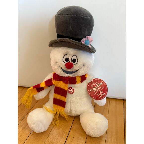 Hallmark Huggables Talking Frosty The Snowman Plush Hug Me 16” NWT - Picture 3 of 9